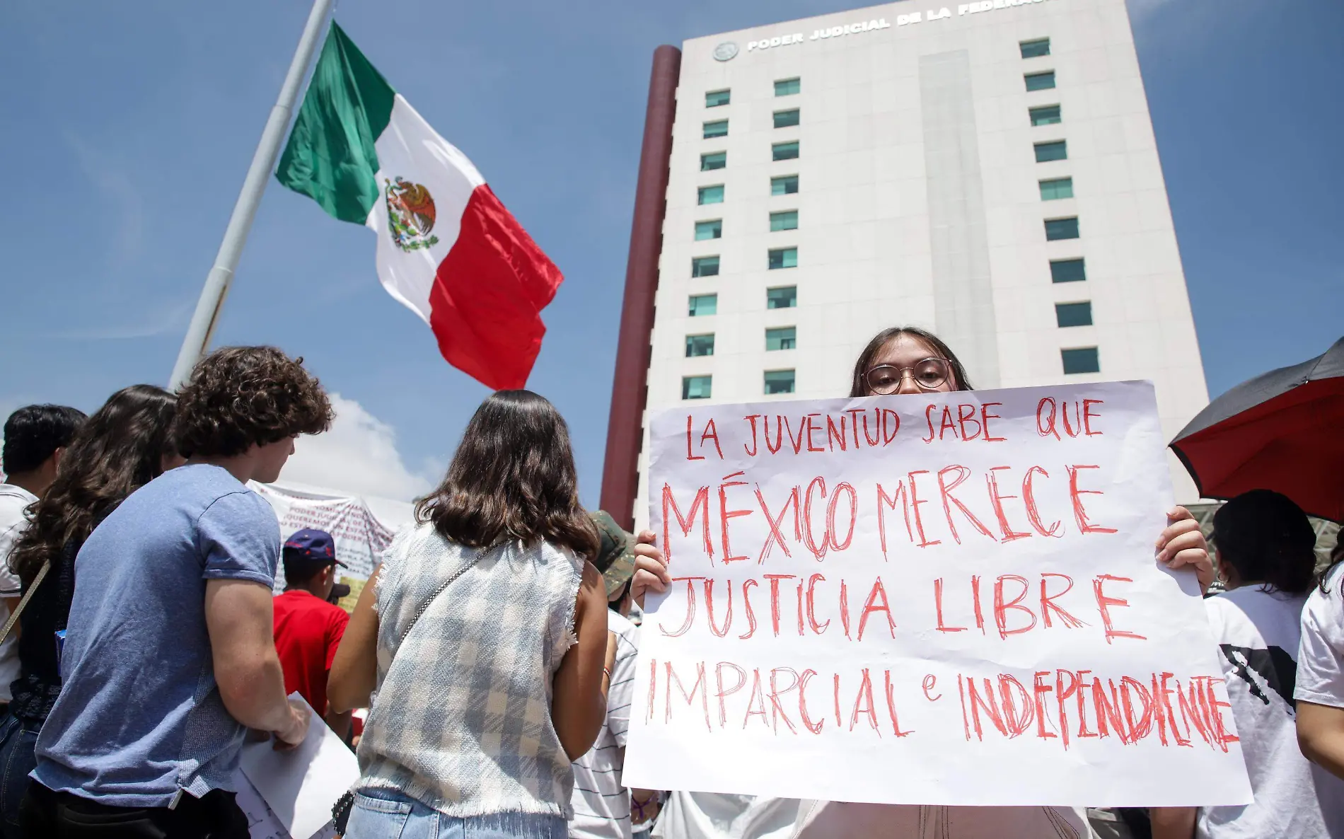 estudiantes manifestacion poder judicial 1